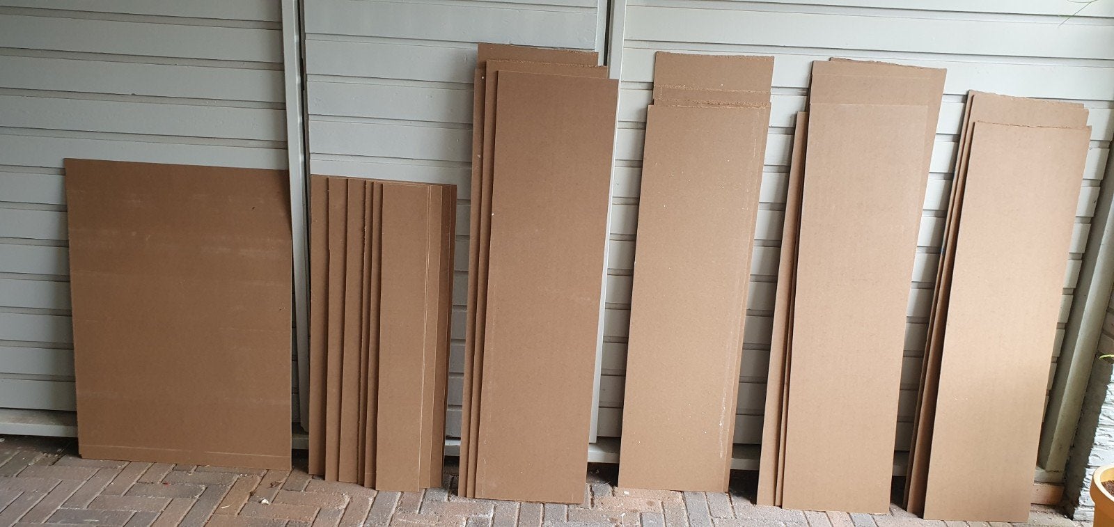 Mdf plaat hout 4 mm reststukken restpartij, Doe-het-zelf en Verbouw, Hout en Planken, Ophalen, Minder dan 25 mm, Zo goed als nieuw