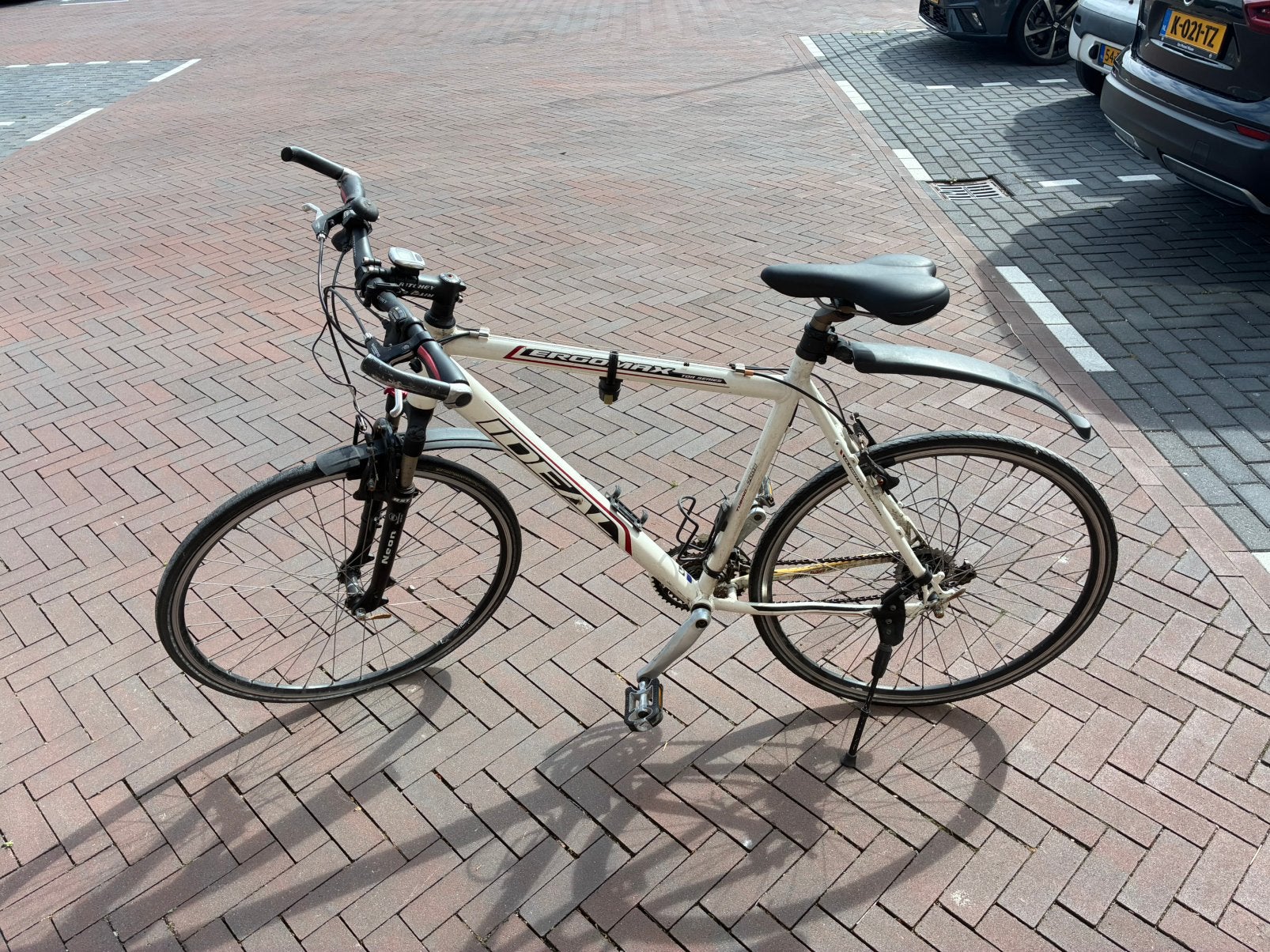 Opknap fiets! Ergomax Tubing 7005, Gebruikt, Vering, Velgrem, Meer dan 20 versnellingen