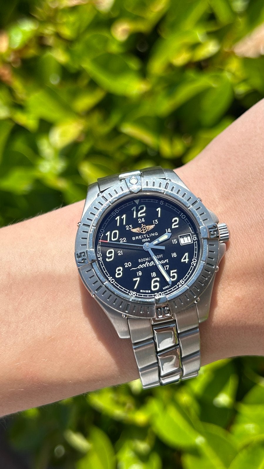 Breitling Colt Ocean A64350 Herenhorloge, Gebruikt, Staal, Breitling, Polshorloge