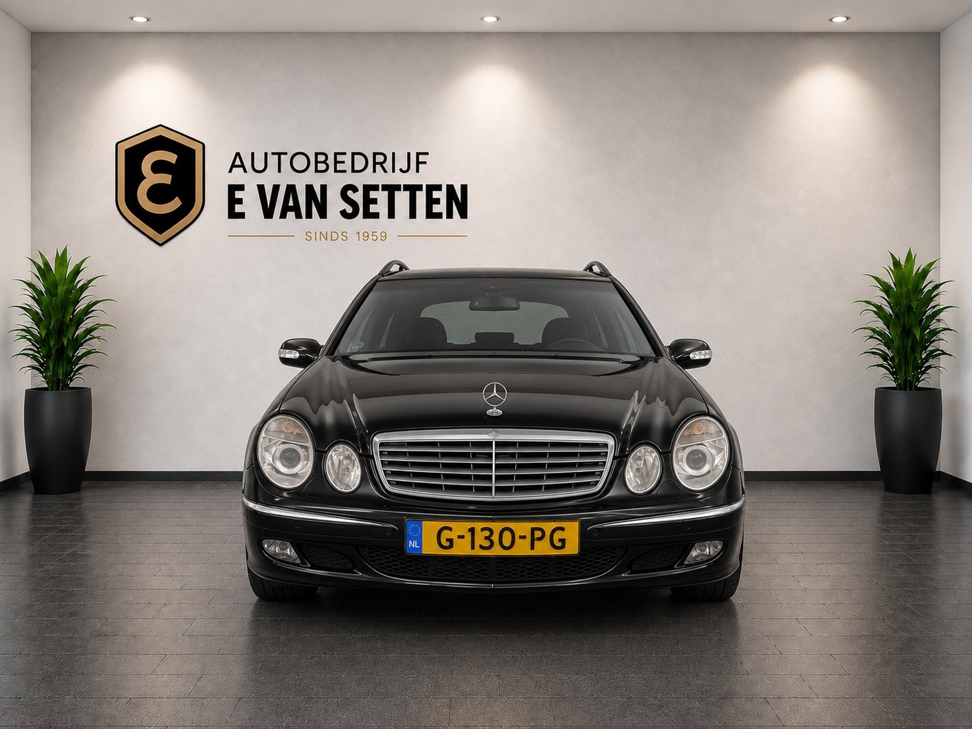 Mercedes-Benz E-klasse Combi 500 Elegance 4-Matic, Gebruikt, Automatische klimaatregeling, Zwart, Leder