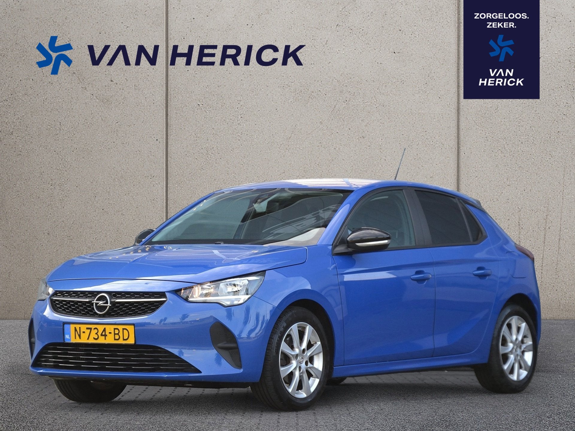 Opel Corsa 1.2 Edition 100PK | Carplay | Cruise Control | Pa, Voorwielaandrijving, Gebruikt, Blauw, Origineel Nederlands