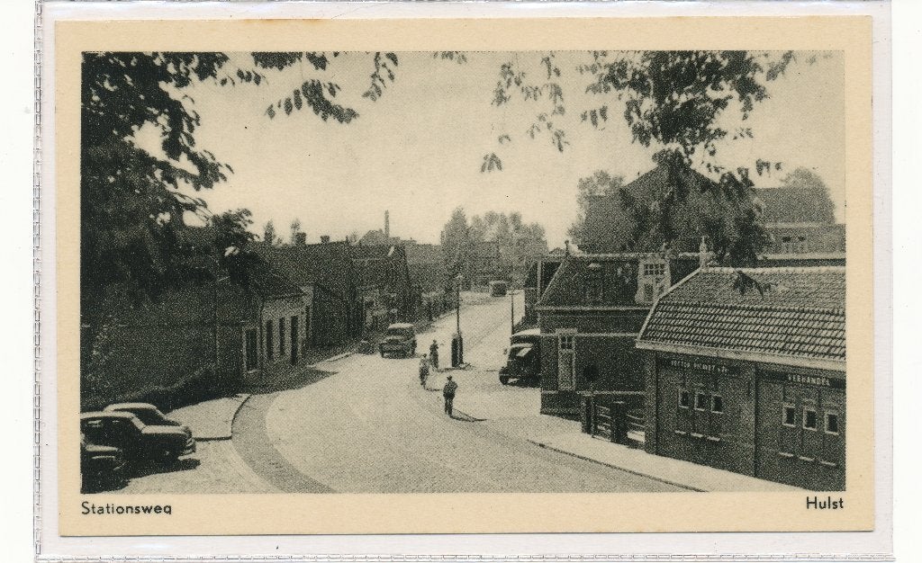 Hulst - Stationsweg, Ophalen of Verzenden, 1940 tot 1960, Ongelopen, Zeeland