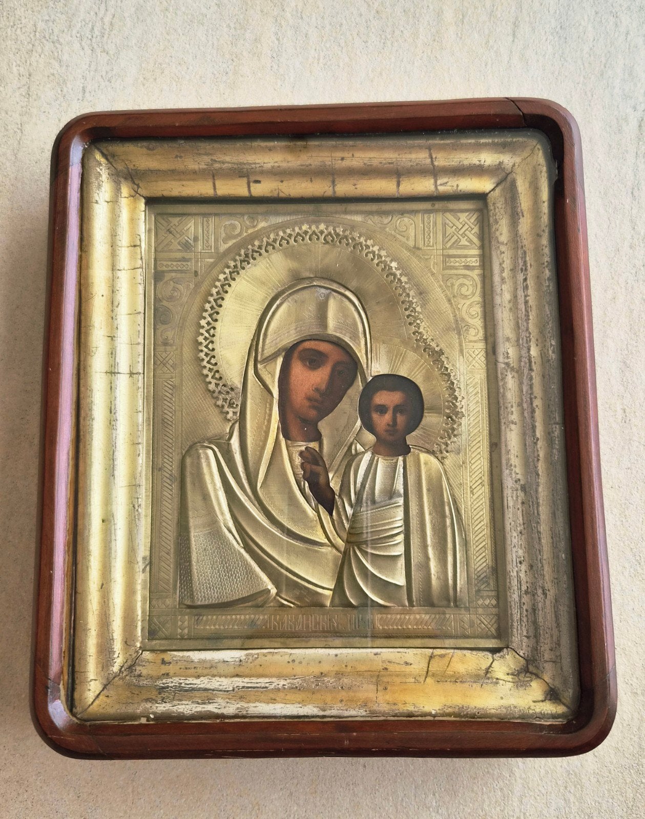 Orthodox icoon. 19 eeuw, Ophalen of Verzenden