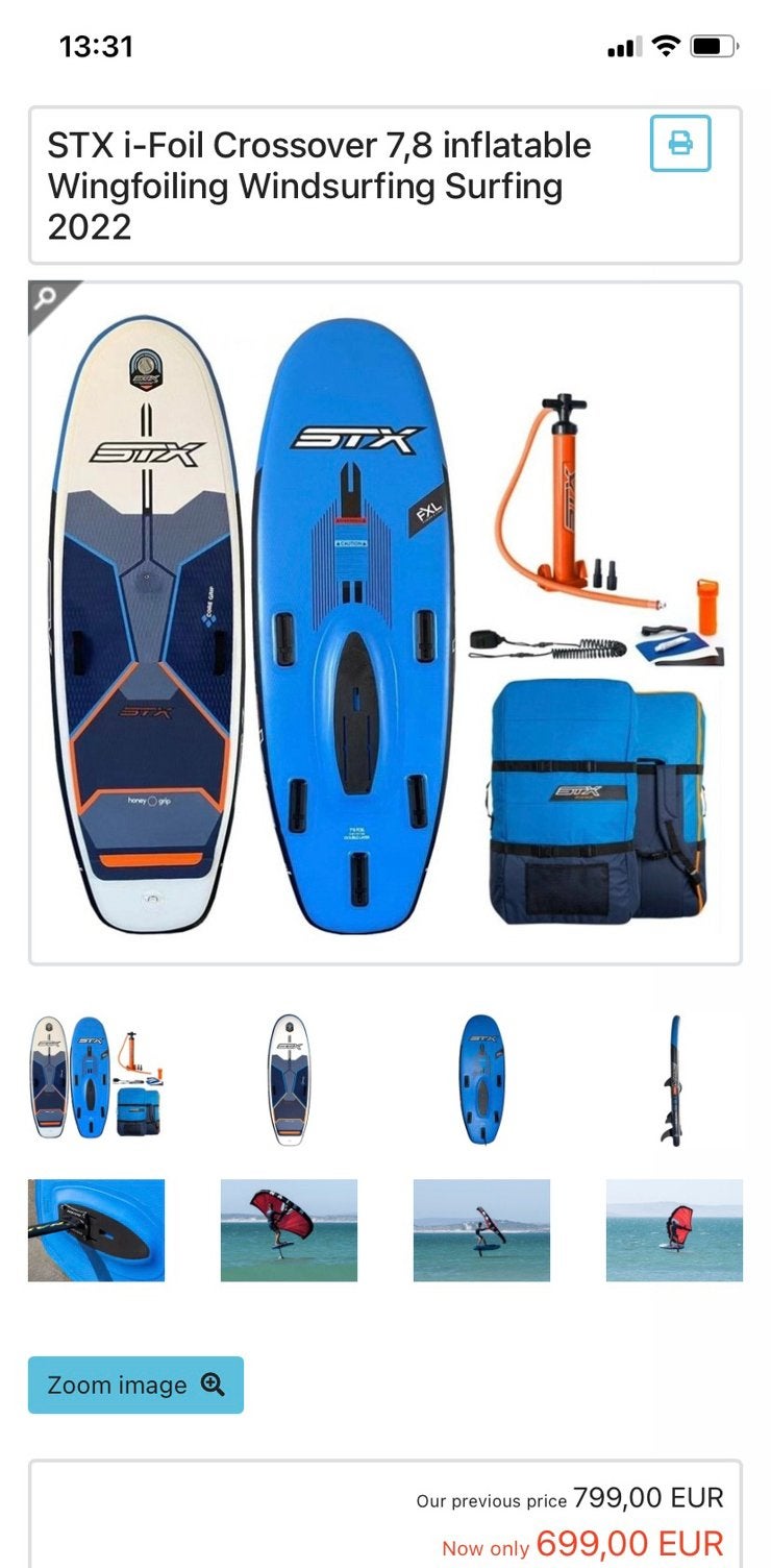 STX Crossover SUP Board met peddel en pomp, Ophalen, Zo goed als nieuw, SUP-boards