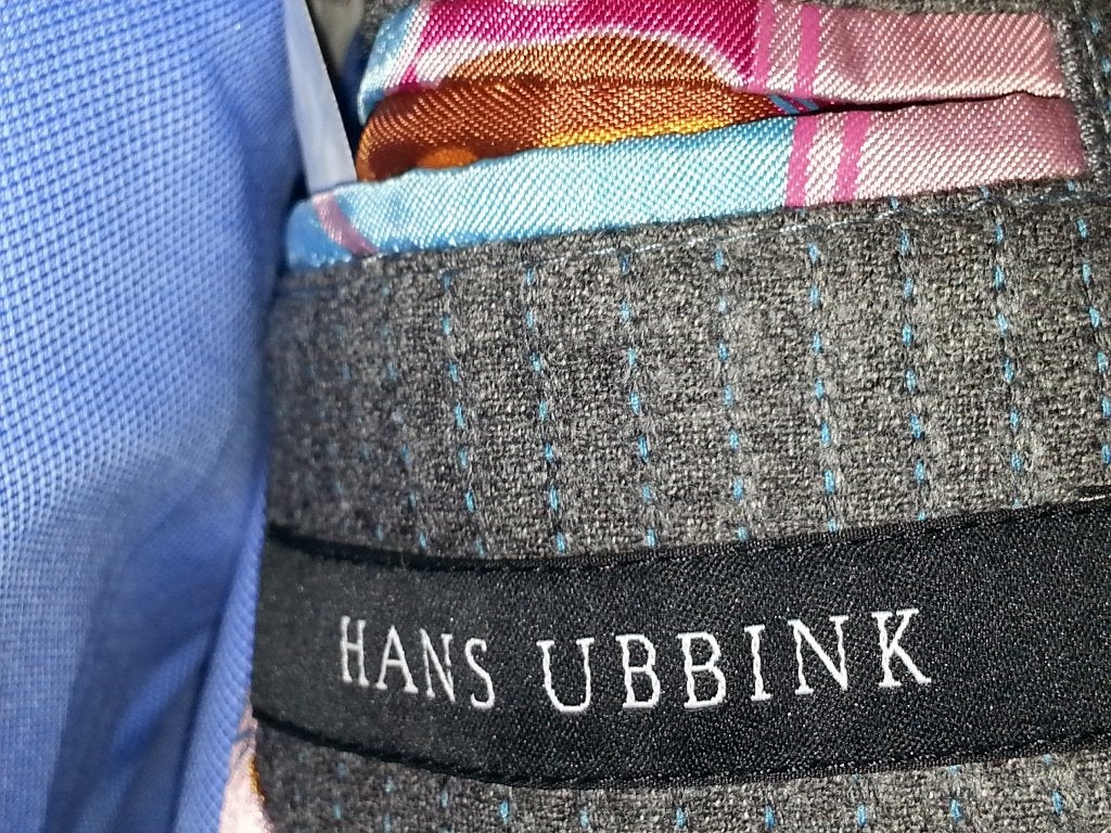 Nieuw Hans Ubbink colbert super pasvorm met grijze kleur 50, Maat 48/50 (M), Nieuw, Ophalen of Verzenden, Hans ubbIink