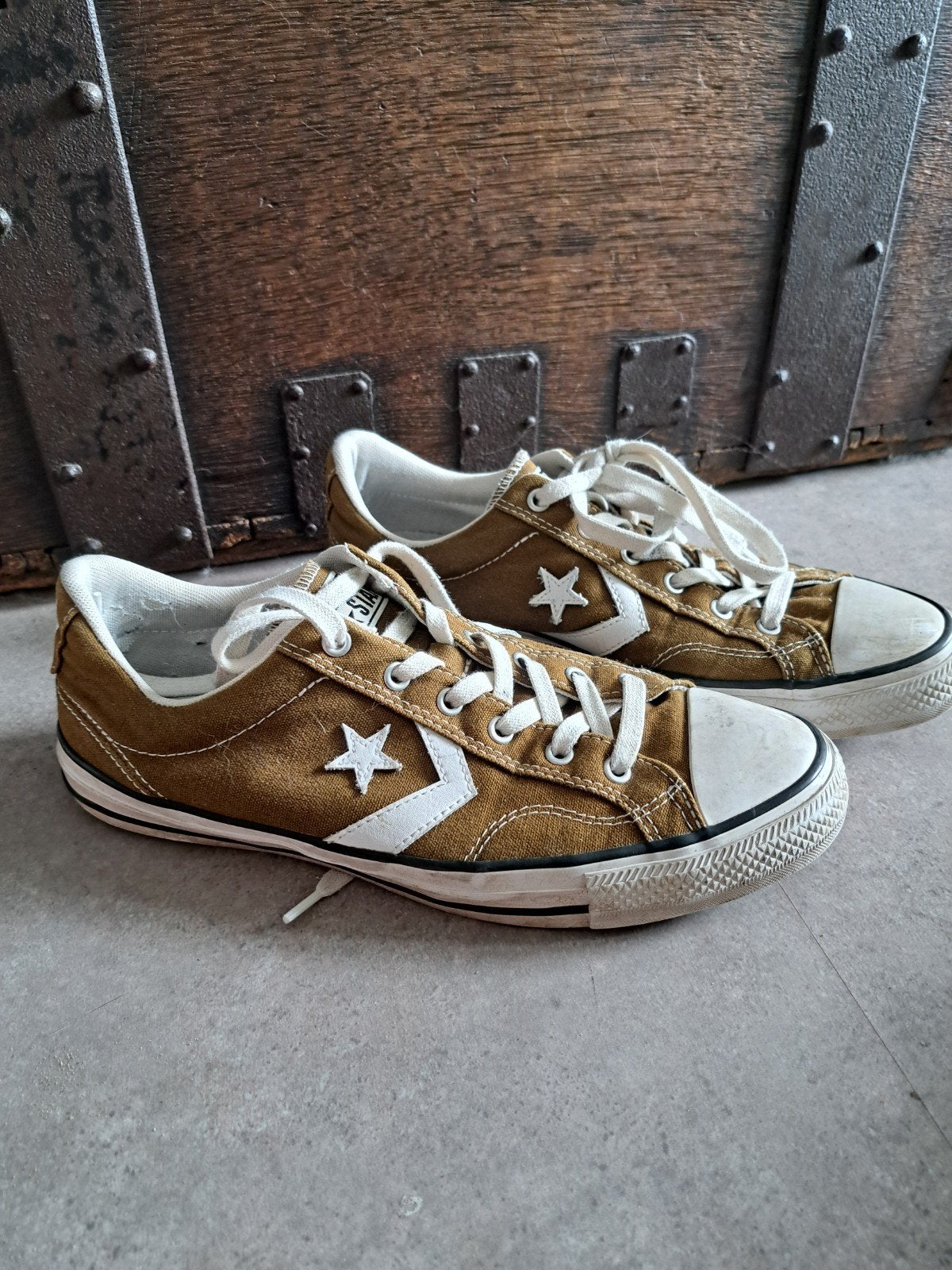 Converse One Star Sneakers - Bruin, Ophalen of Verzenden, Gedragen, Bruin, Sneakers of Gympen