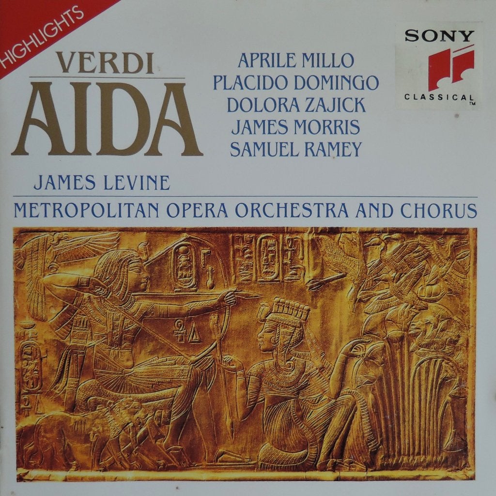 Aida/ Verdi - Metropolitan Opera/ Levine - SONY - 1991- DDD, Ophalen of Verzenden, Romantiek, Zo goed als nieuw, Opera of Operette