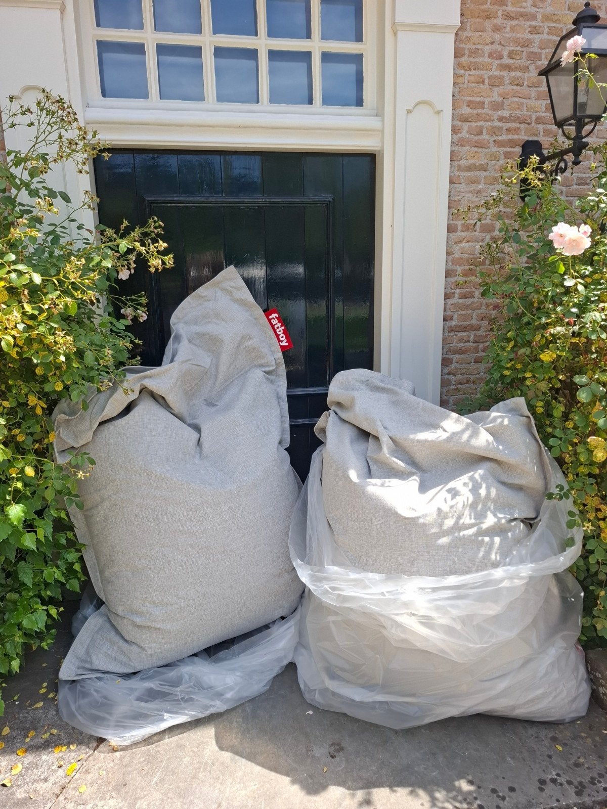 Fatboy zitzak outdoor - nieuw - 2 st beschikbaar - grijs, Tuin en Terras, Tuinmeubel-accessoires, Ophalen, Nieuw