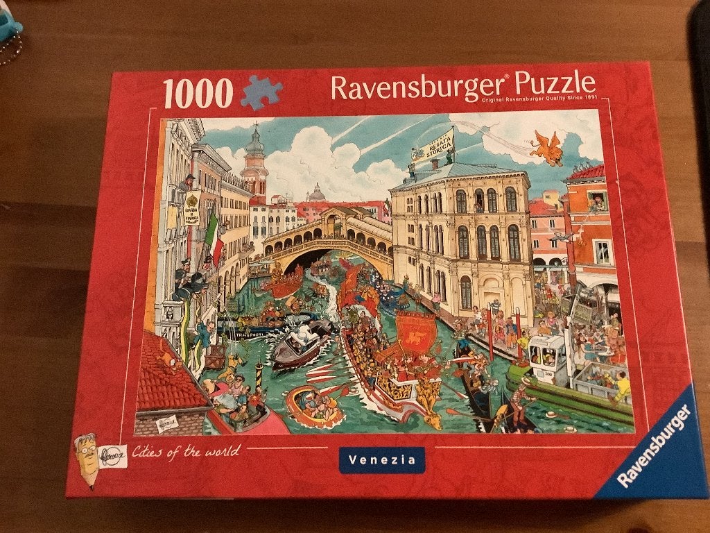 Fleroux legpuzzel Venetie 1000 stukjes. Nieuw, Ophalen of Verzenden, 500 t/m 1500 stukjes, Nieuw, Legpuzzel