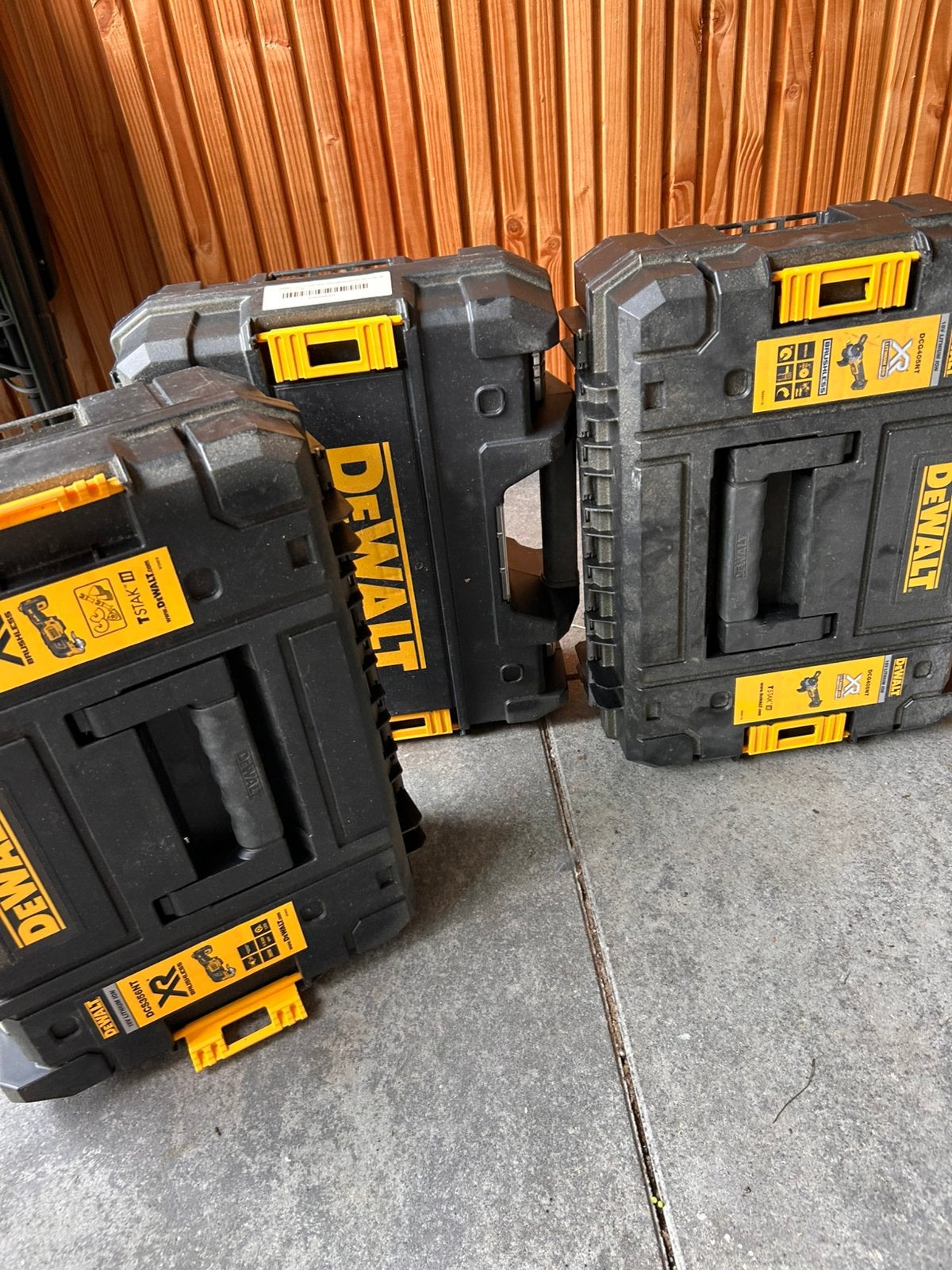 3 Lege TSTAK koffers DeWalt, Ophalen, Zo goed als nieuw