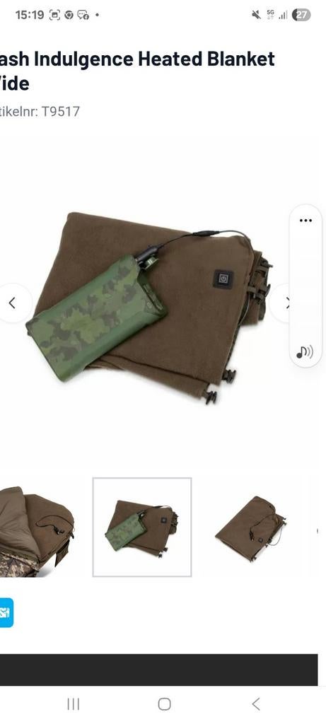 Nash Indulgence Heated Blanket Wide - Verwarmde Deken, Ophalen of Verzenden, Nieuw