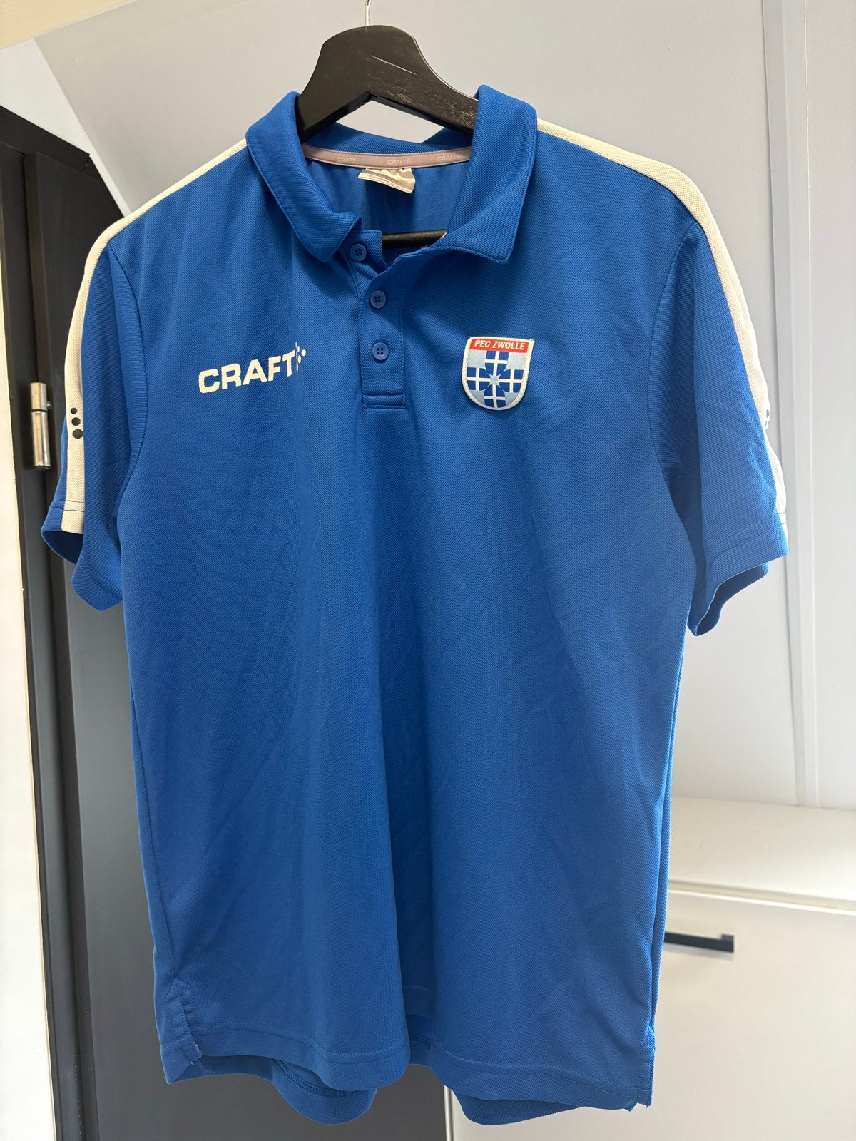 PEC Zwolle Craft Polo Shirt Maat S - Zo goed als nieuw, Ophalen of Verzenden, Zo goed als nieuw, Maat 46 (S) of kleiner, Blauw