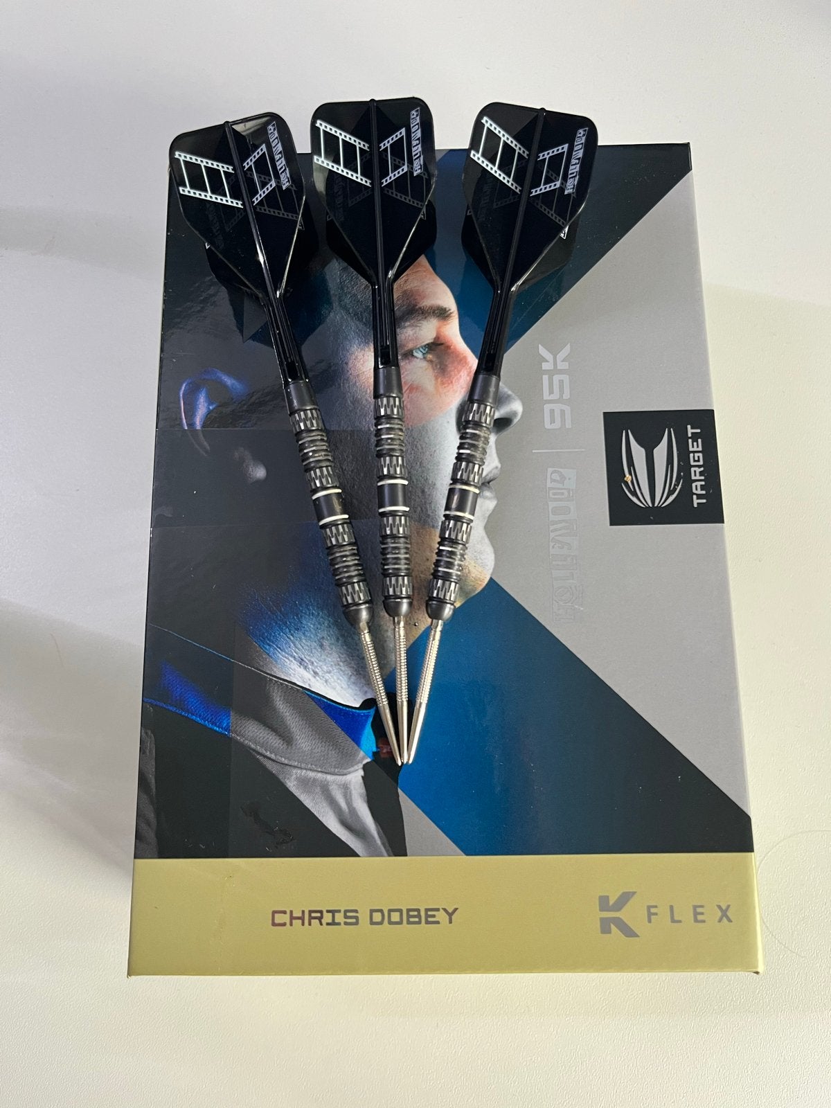 Chris Dobey 95K Darts 23 gram, Ophalen of Verzenden, Zo goed als nieuw, Pijlen