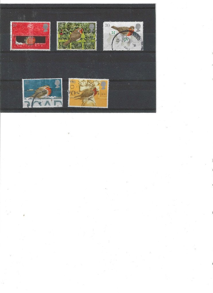 Mi 1596-1600  Vogels. Engeland. Gestempeld., Postzegels en Munten, Ophalen of Verzenden, Gestempeld, Overige thema's
