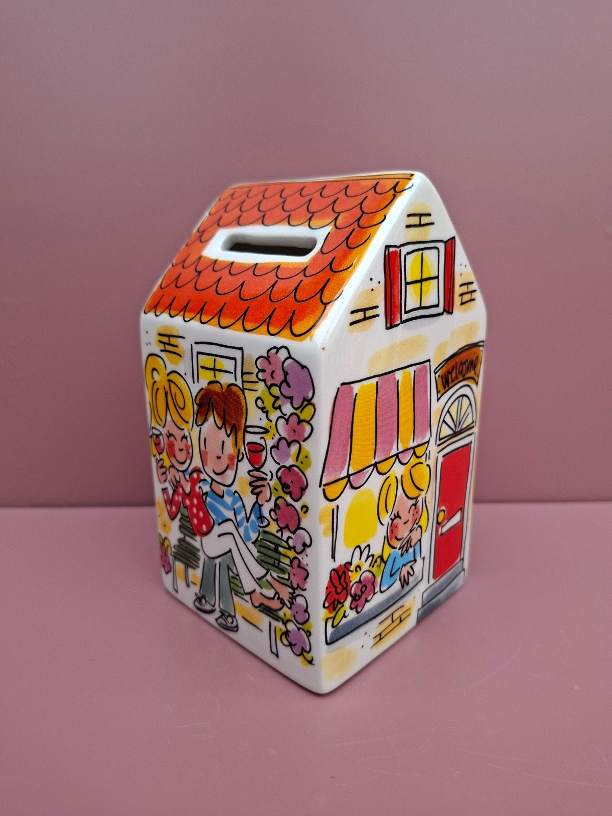 Blond Amsterdam spaarhuisje, Verzamelen, Ophalen of Verzenden, Zo goed als nieuw, Steen, Aardewerk of Keramiek, Overige thema's