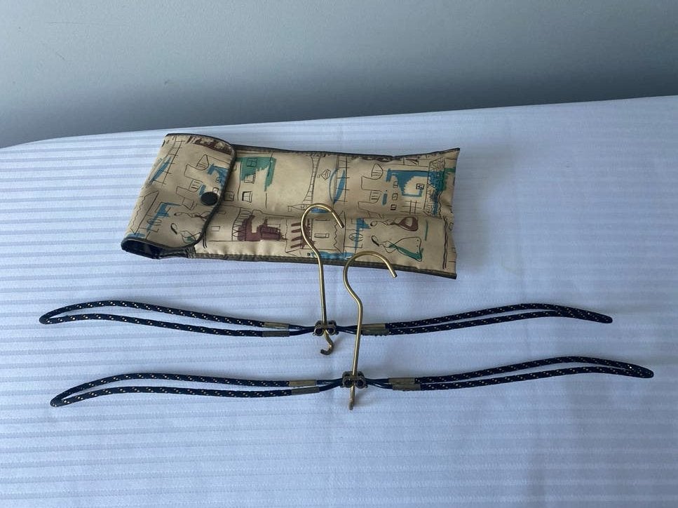 Vintage kleerhangers in etui, Ophalen of Verzenden