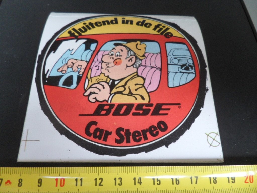 sticker Fluitend in de file BOSE Car Stereo, Ophalen, Zo goed als nieuw