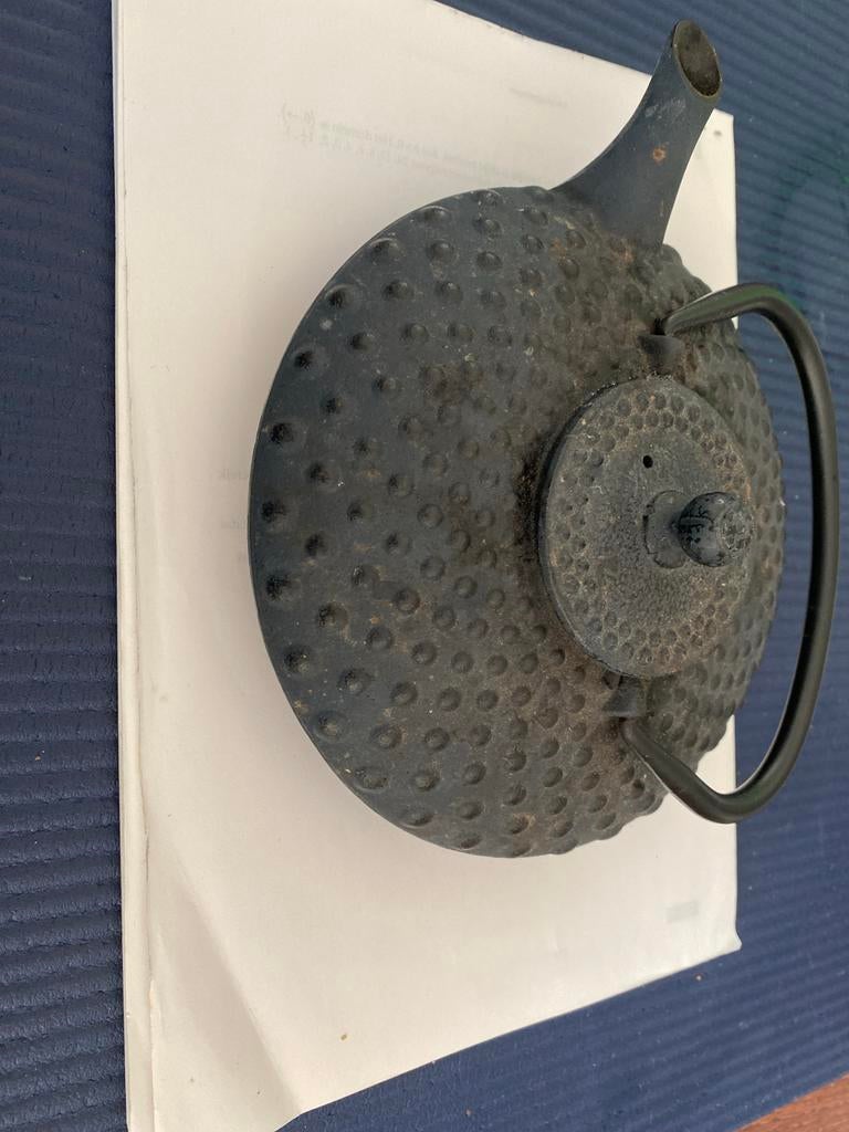 Vintage gietijzeren theepot - Japanse stijl, Ophalen of Verzenden