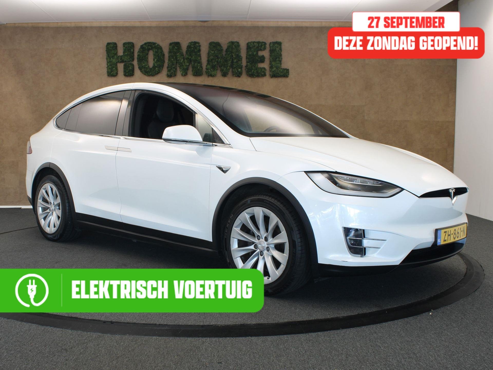 Tesla Model X 75D Base - ORIGINEEL NEDERLANDSE AUTO - AFKOMS, Auto's, Automaat, Model X, Gebruikt, Zwart