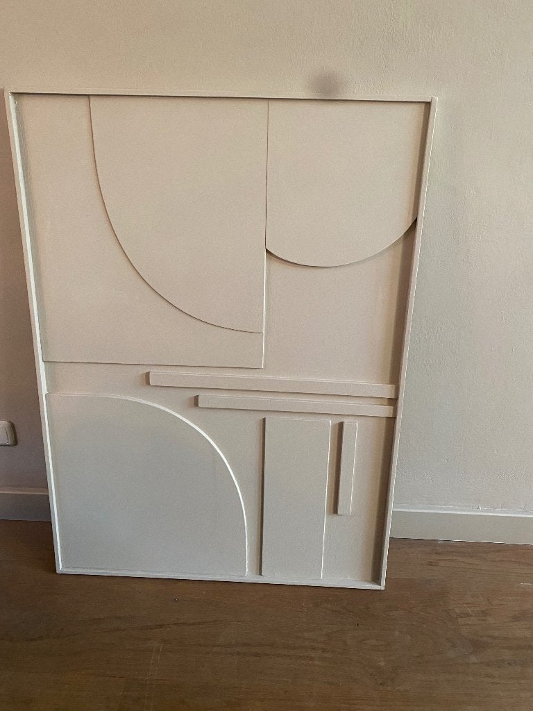 Muurdecoratie, Huis en Inrichting, Woonaccessoires | Wanddecoraties, Hout, Zo goed als nieuw, Wandbord of Wandpaneel, 83 cm