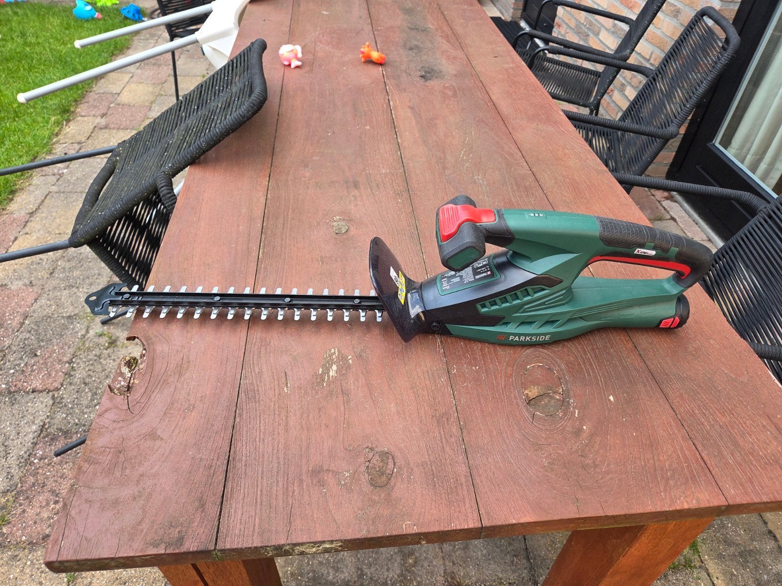 Parkside Accu Heggenschaar - Nieuw - 12V, Ophalen, Nieuw, Accu, Parkside