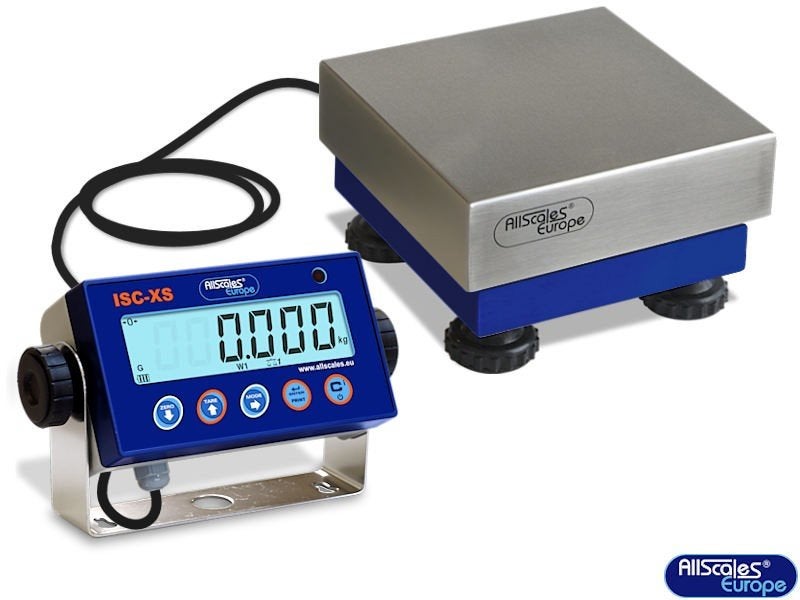 Allscales Europe ISC-XS Digitale Weegschaal 30kg / 0,01kg, Witgoed en Apparatuur, Weegschalen, Winkelweegschaal, Ophalen of Verzenden