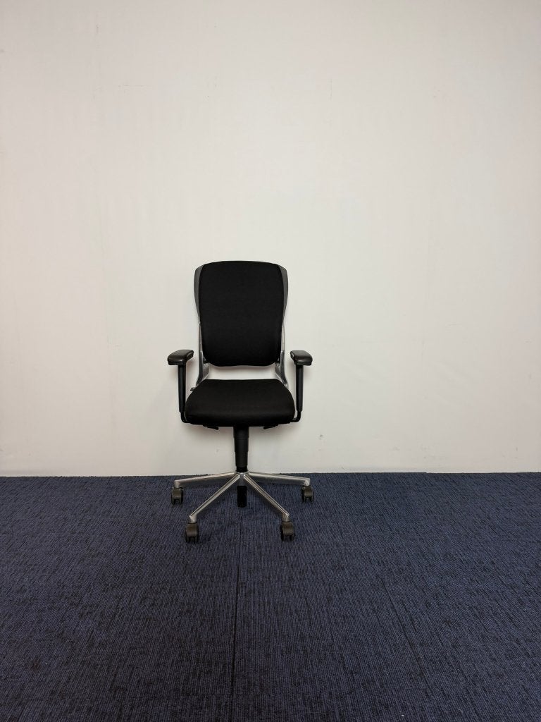 10 x Bureaustoel Ahrend 230 (hoge rug), nieuw gestoffeerd, Ophalen, Gebruikt, Zwart, Bureaustoel