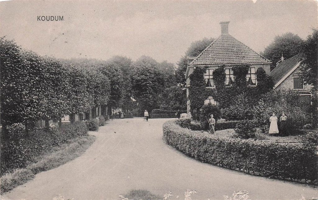 703-119-001 Koudum, Verzamelen, Ophalen of Verzenden, Voor 1920, Friesland
