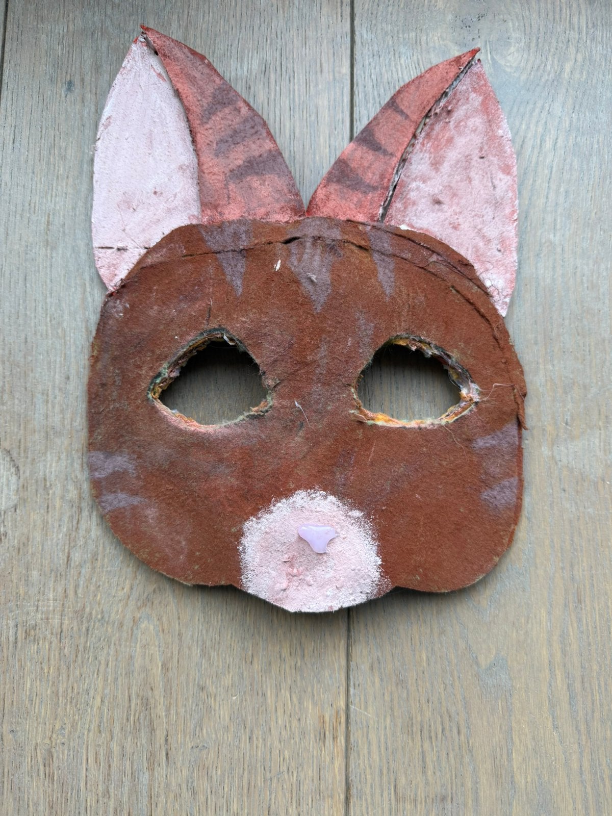 Therian masker rare handgemaakt, Ophalen of Verzenden, Zo goed als nieuw