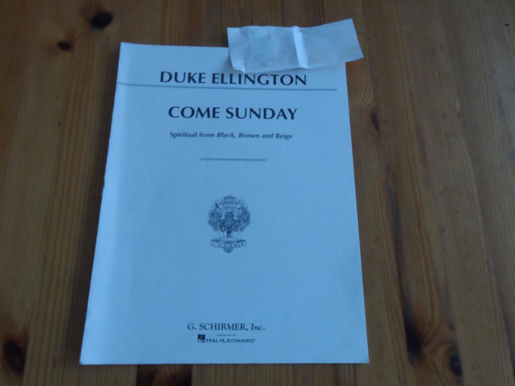 Come sunday - duke ellinton - black, brown and beige, Gebruikt, Gitaar, Ophalen of Verzenden, Artiest of Componist