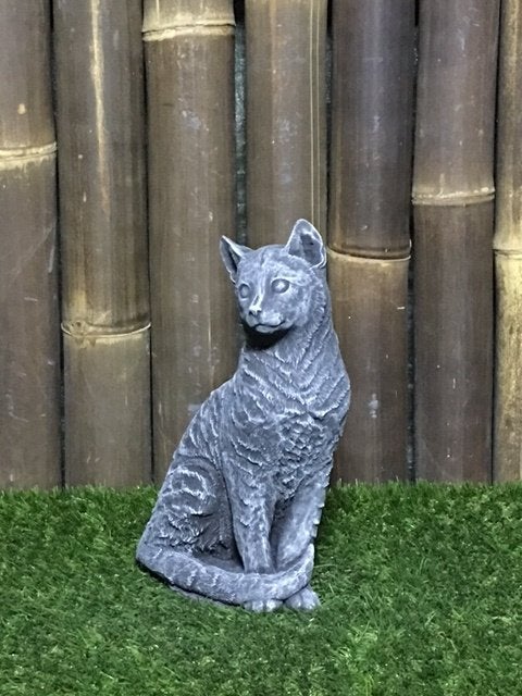 Poes nr.162, Tuin en Terras, Ophalen, Nieuw, Beton, Dierenbeeld