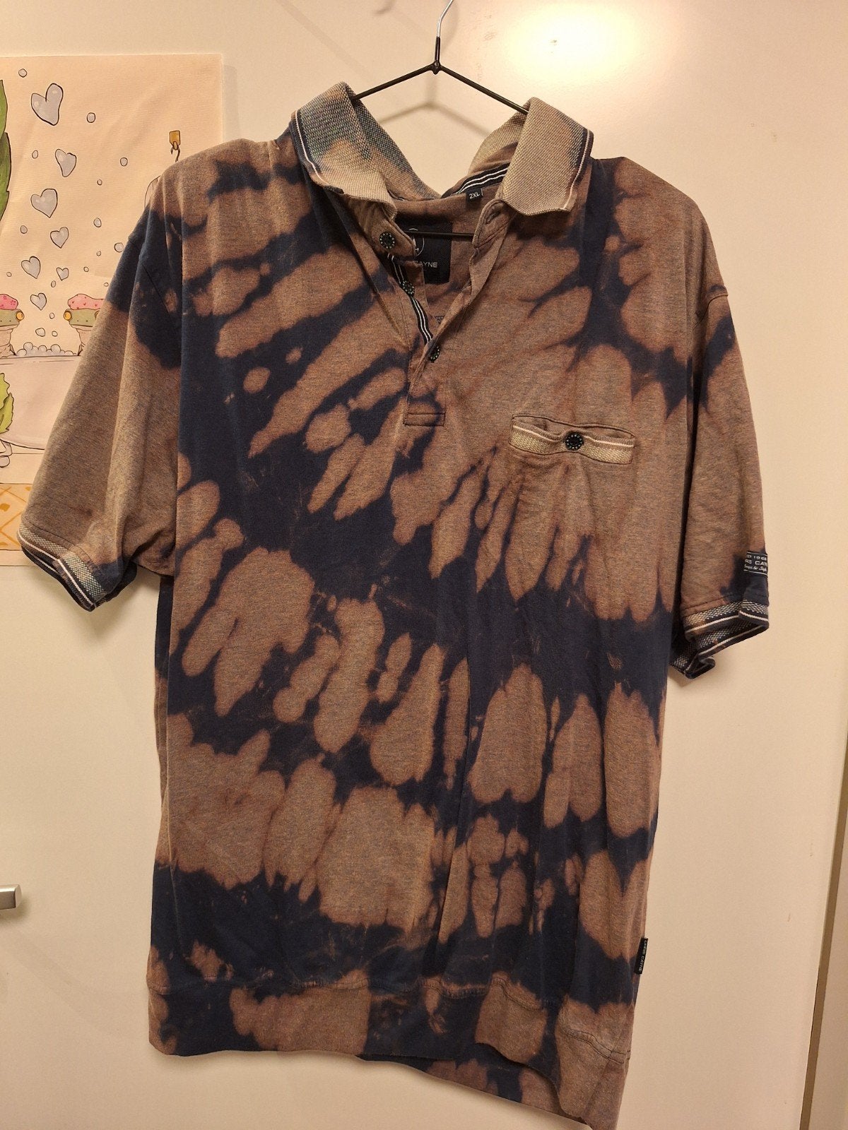 indeknoop - tie dye polo shirt maat XXL, Verzenden, Gedragen, Overige maten