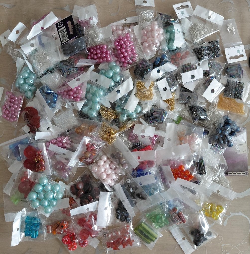 Kralen. Ruim 2 kilo voor de creatieve hobbyist, Hobby en Vrije tijd, Ophalen of Verzenden, Nieuw, Kraal