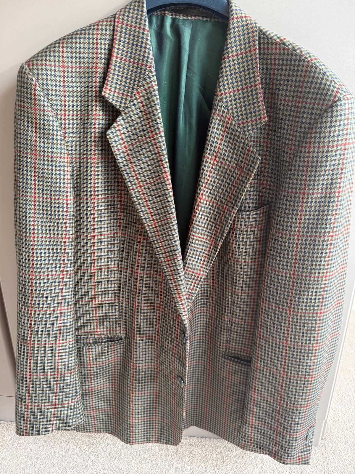 Horka Men's Wear geruit colbert - Maat L, Kleding | Heren, Ophalen of Verzenden, Zo goed als nieuw, Maat 52/54 (L), Meerkleurig