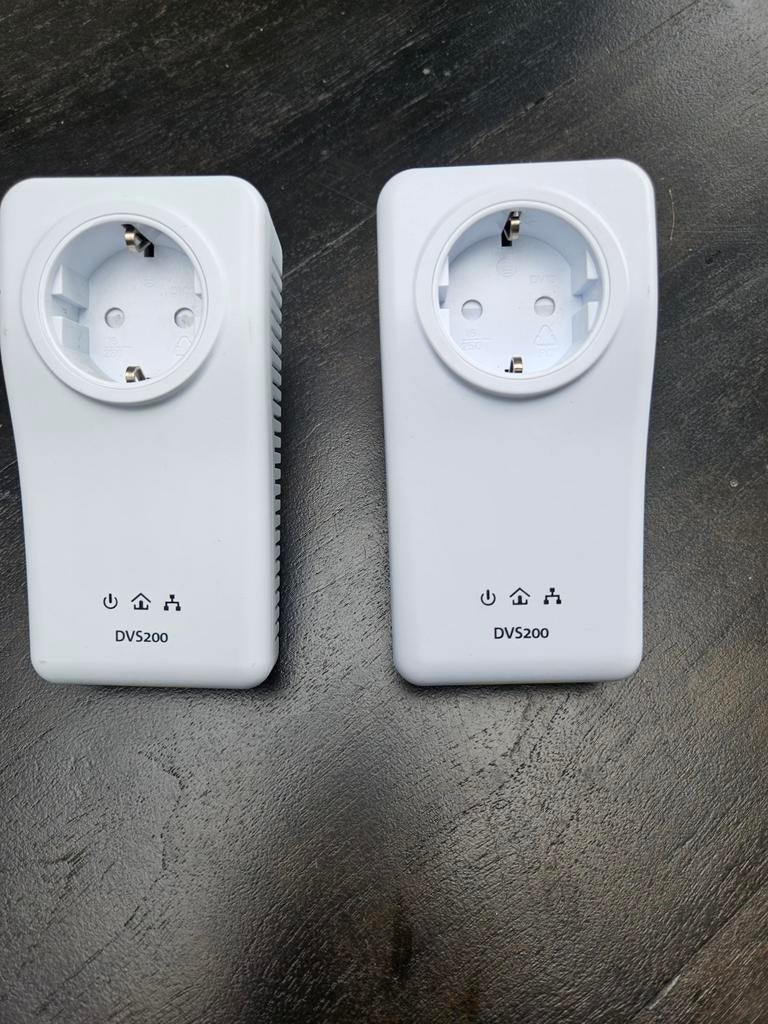 KPN DVS200 Powerline Adapters (2 stuks) - Wifi Versterkers, Ophalen of Verzenden, Gebruikt, KPN