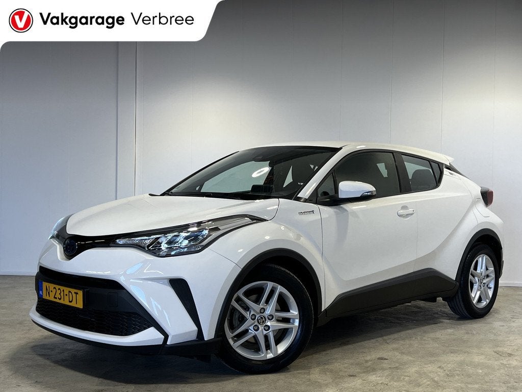 Toyota C-HR 1.8 Hybrid Active | Navigatie/Android/Apple Carp, Stof, 4 cilinders, Wit, Origineel Nederlands