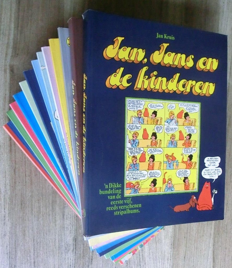 Partij stripboeken uit de reeks van Jan Jans en de kinderen, Meerdere stripboeken, Ophalen of Verzenden, Gelezen