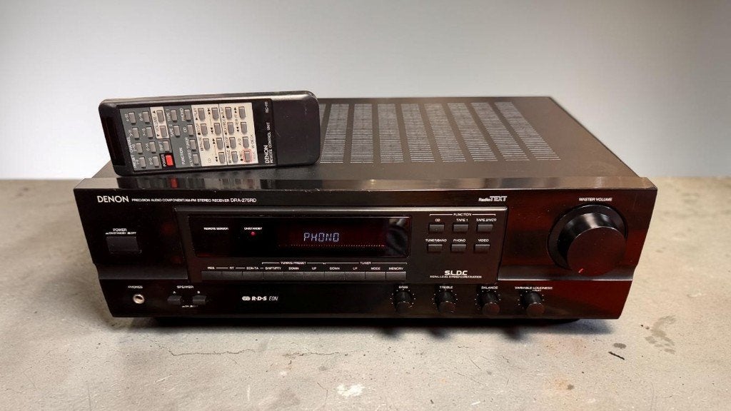 Denon DRA-275RD Stereo Receiver met RDS & Phono  GARANTIE, Denon, DE KEMPEN 18 - 6021PZ - BUDEL, Ophalen of Verzenden, Zo goed als nieuw