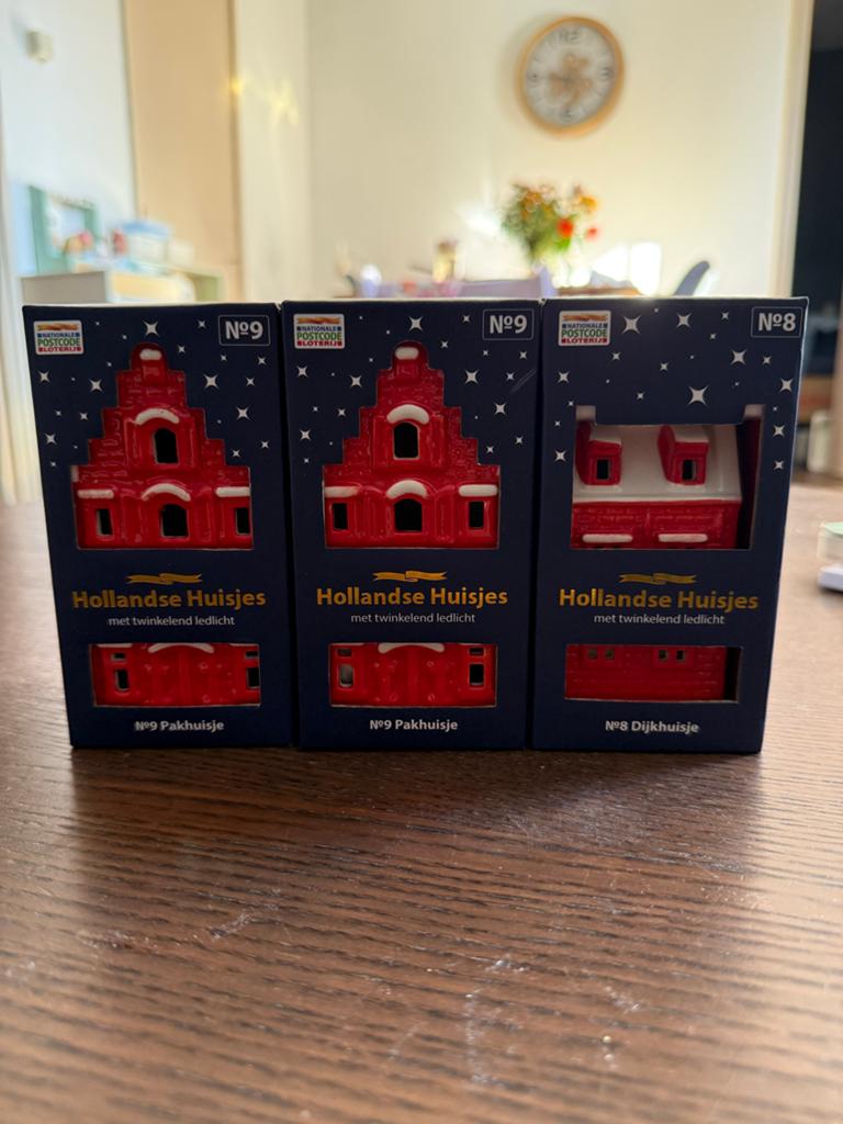 Hollandse Huisjes Postcode Loterij - 3 stuks, Ophalen of Verzenden, Nieuw