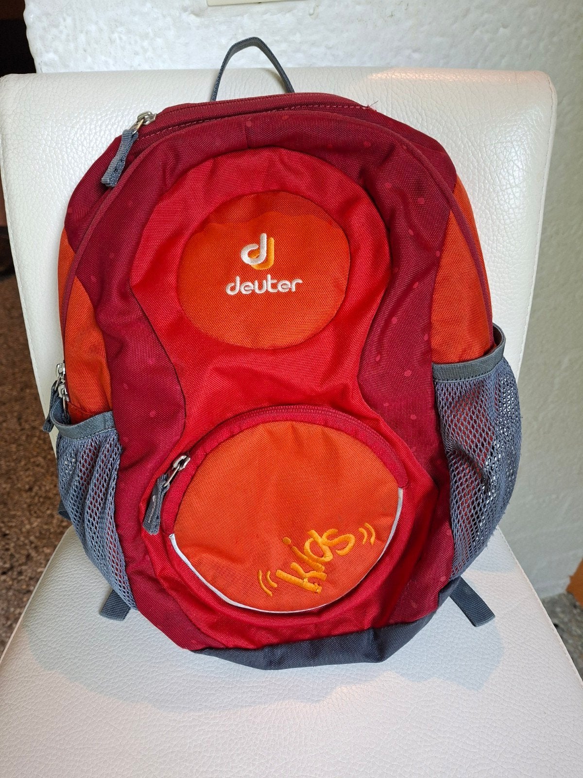 Deuter Kids Rugzak - Rood/Oranje, Ophalen of Verzenden, Gebruikt, Overige merken
