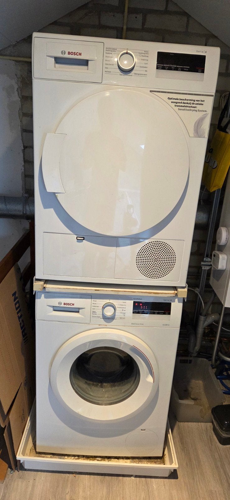 Bosch warmtepompdroger 6kg (evt. met wasmachine)