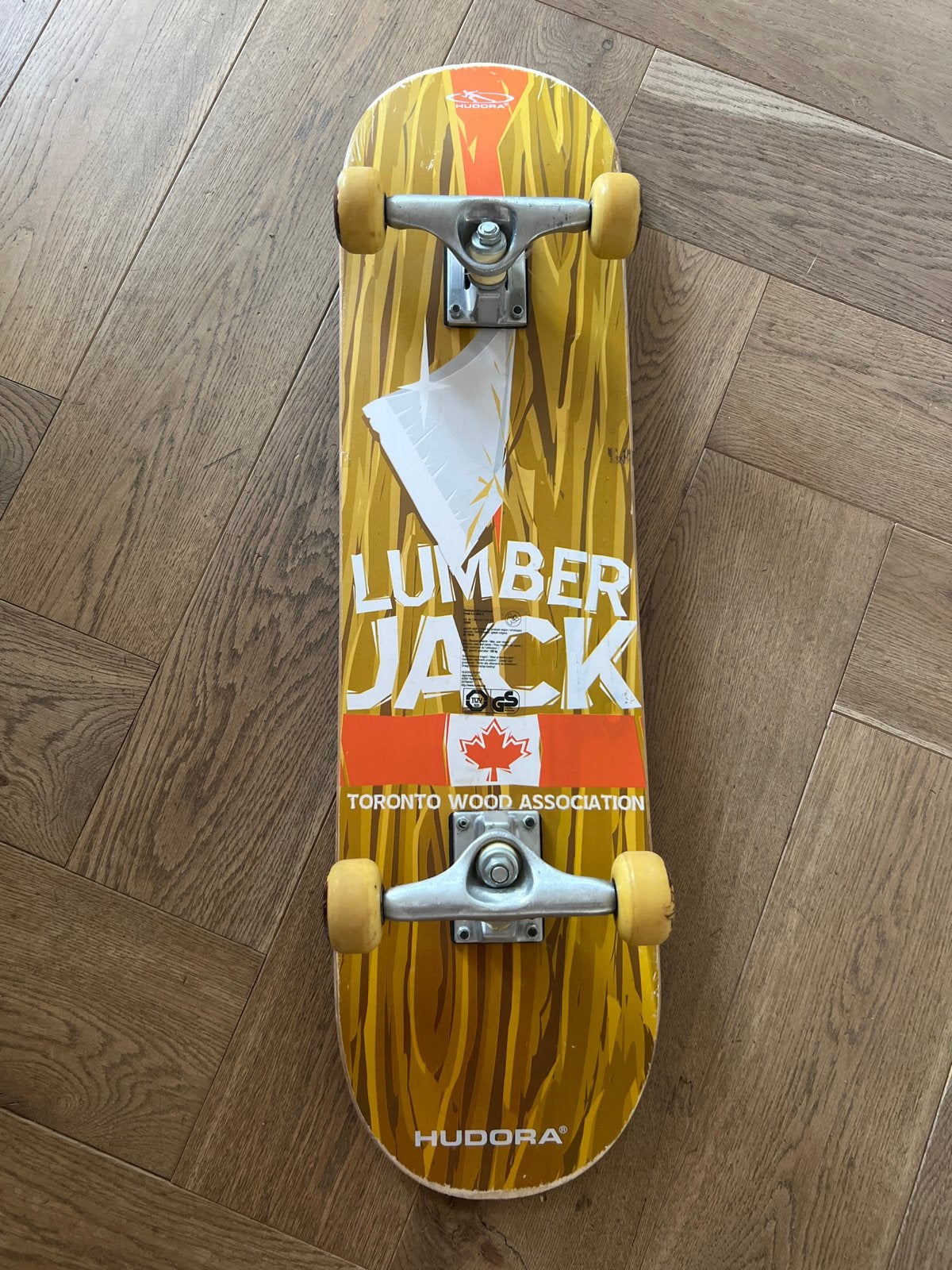 Hudora Lumberjack Skateboard - Zo goed als nieuw, Ophalen of Verzenden, Zo goed als nieuw, Skateboard