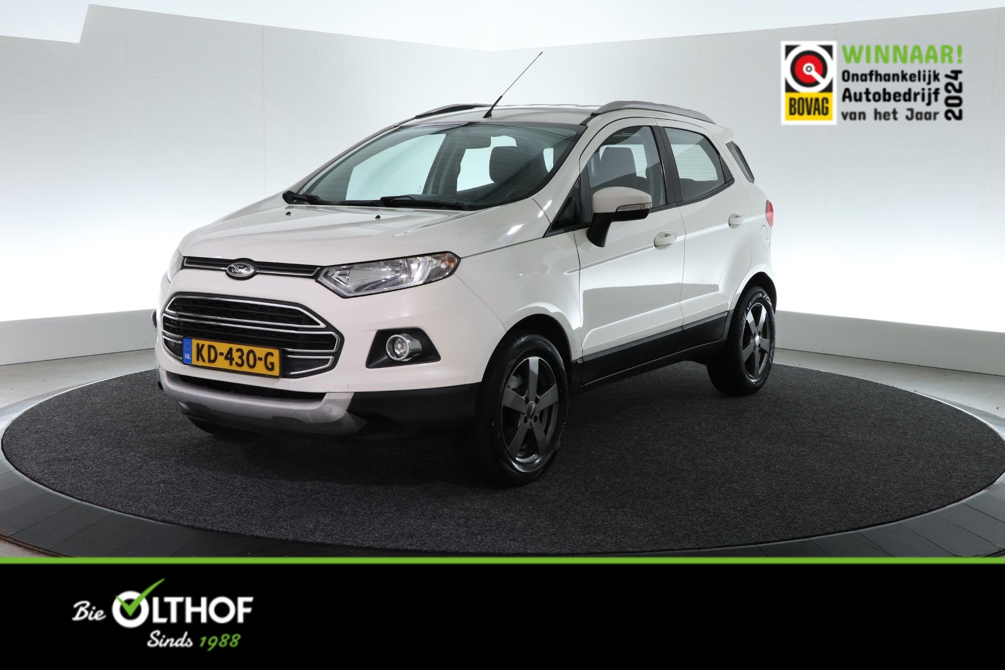 Ford EcoSport 1.0 EcoBoost Trend | TREKHAAK |, Auto's, Voorwielaandrijving, Gebruikt, Euro 6, Wit