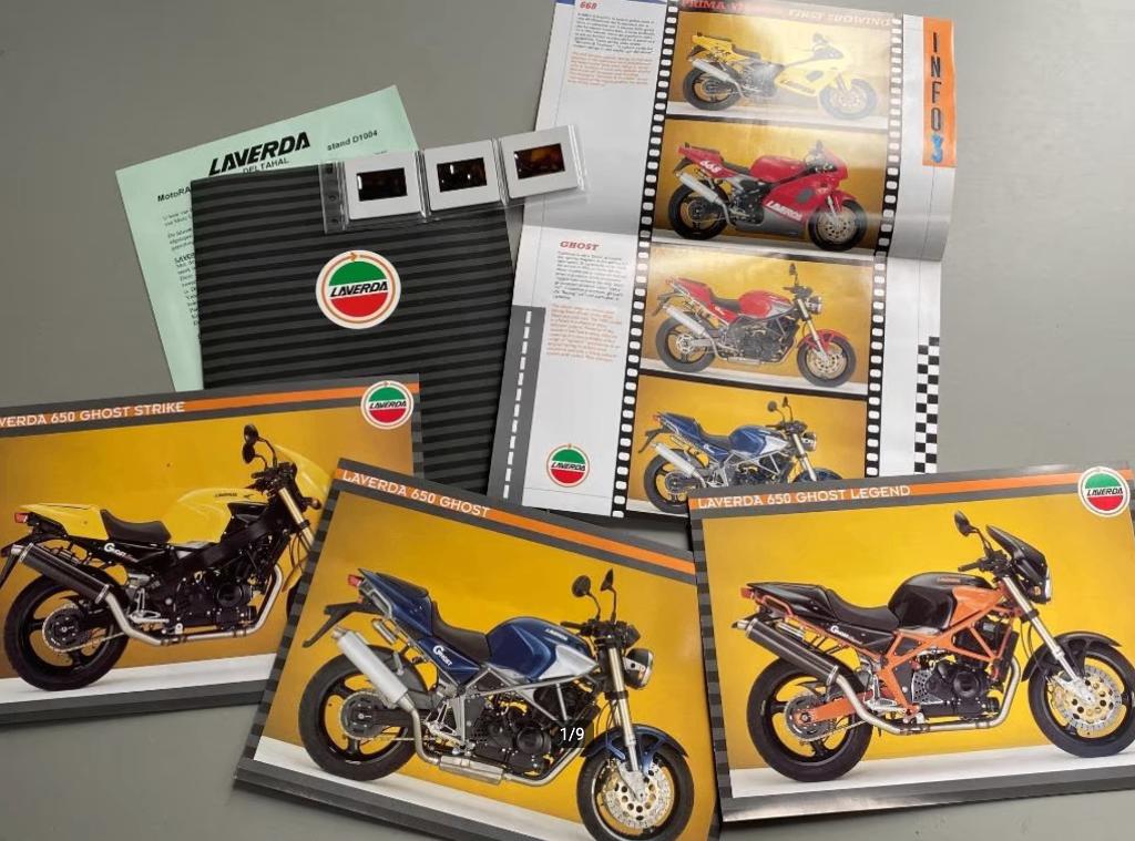 LAVERDA persmap  uit de 1997. 650 Ghost Prima Visione, Ophalen of Verzenden, Overige merken