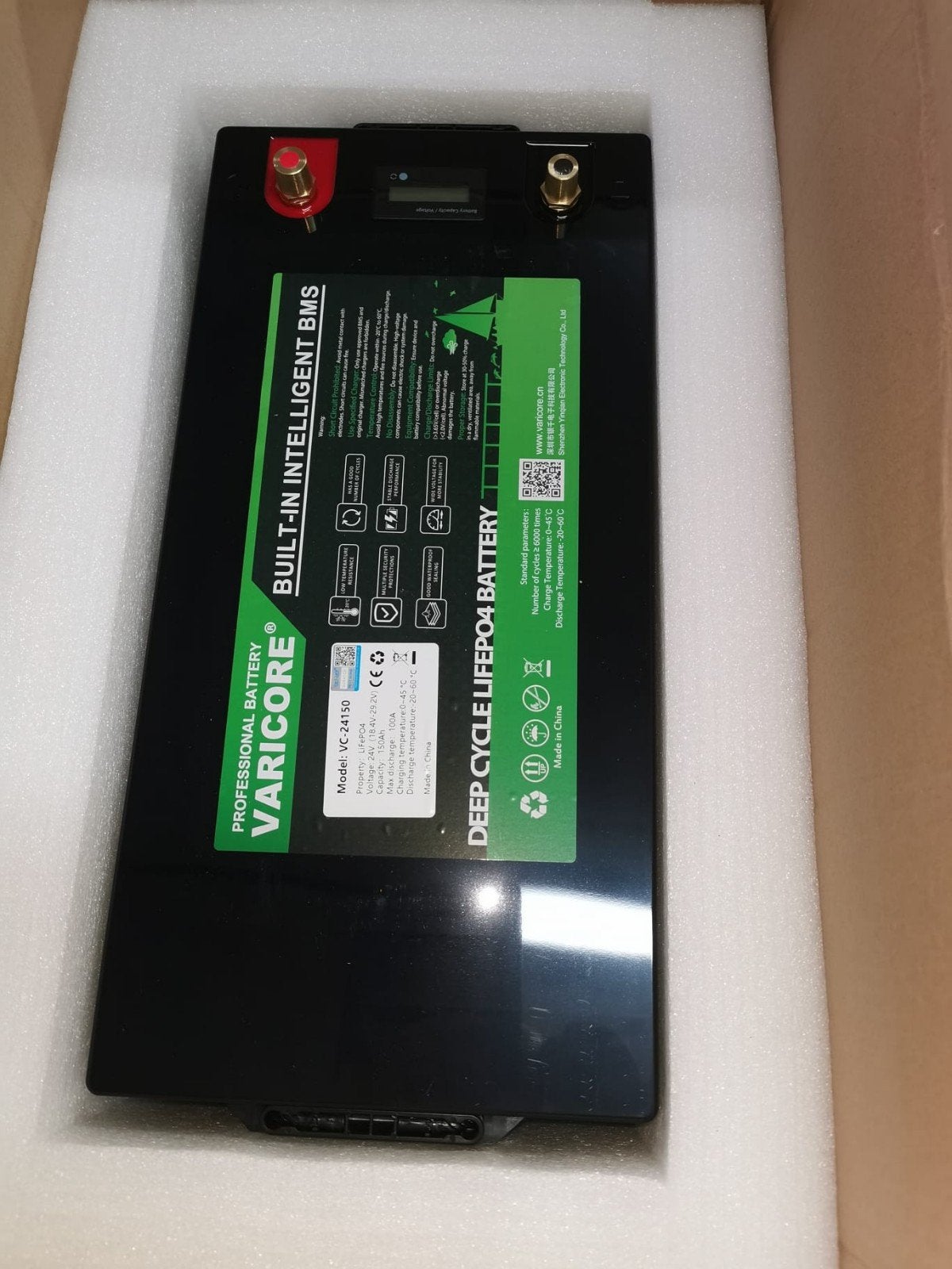 LiFePO4 accu 24V 150Ah nieuw, Ophalen of Verzenden, Nieuw