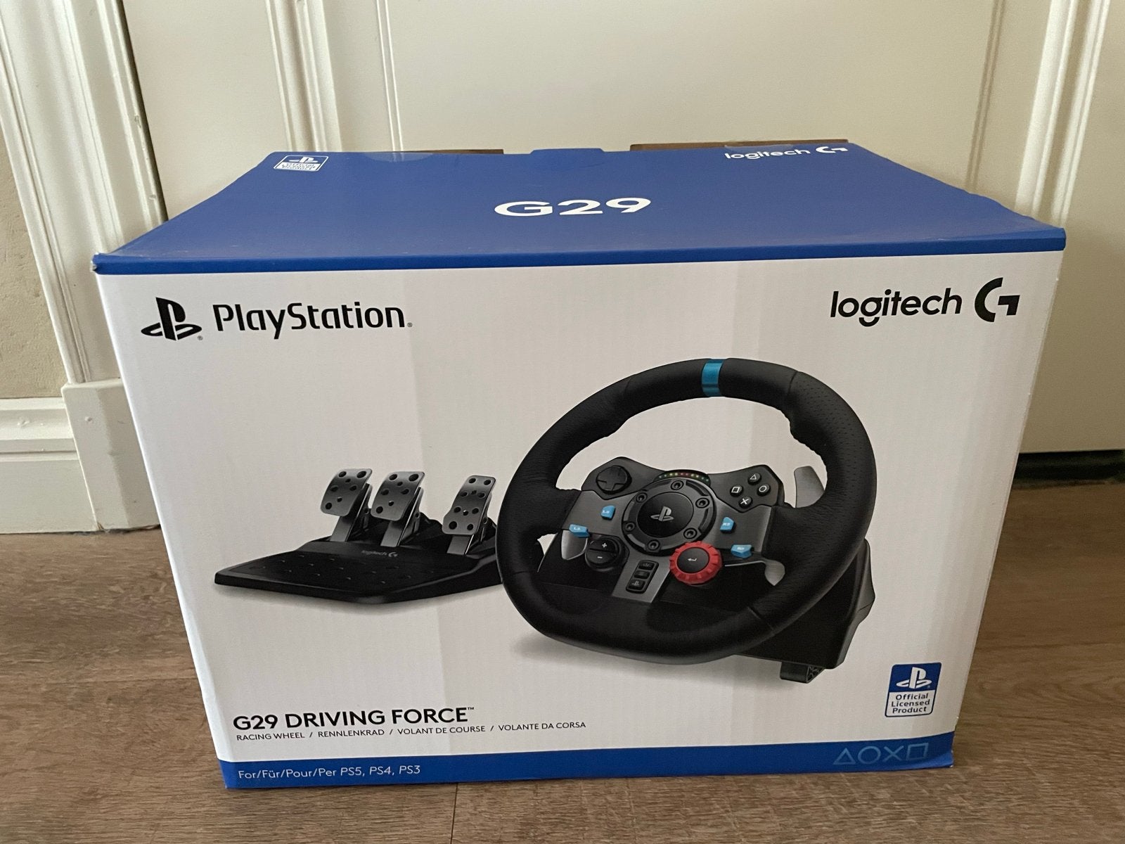 Logitech G29 Driving Force Racestuur met Pedalen, Spelcomputers en Games, Ophalen of Verzenden, Zo goed als nieuw, Stuur of Pedalen