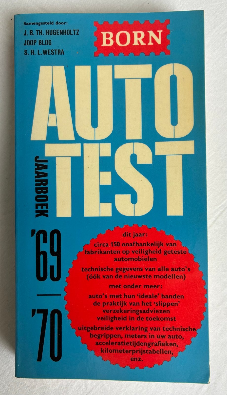 Born Auto Test Jaarboek '69-'70 - Oldtimer Informatie, Ophalen, Gelezen, Algemeen