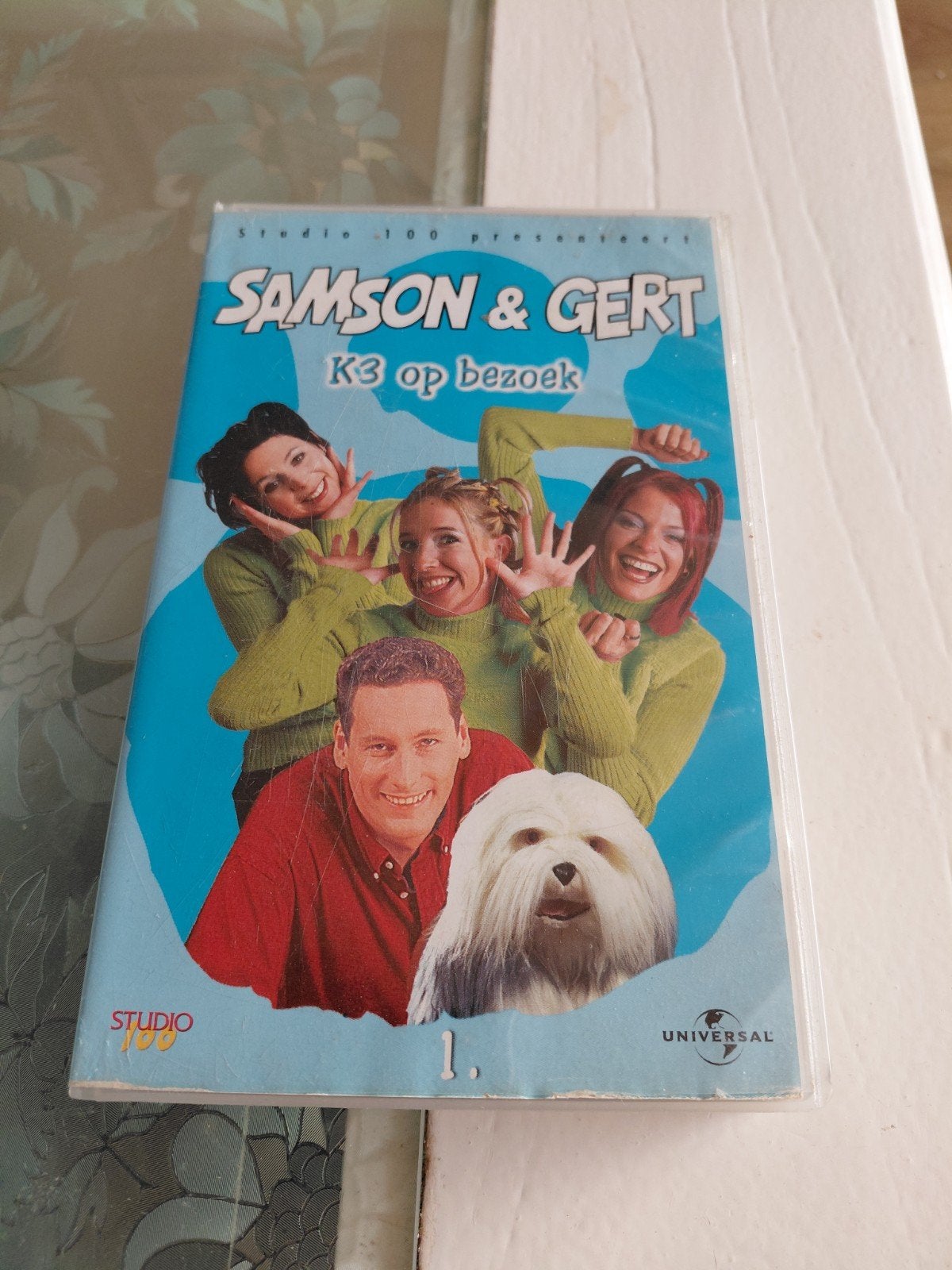 Samson & Gert: K3 op bezoek videoband. Studio 100., Ophalen of Verzenden, Gebruikt, Kinderprogramma of -film, VHS