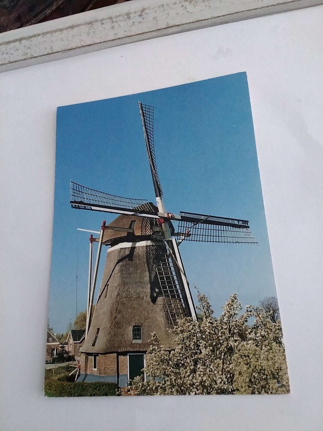 Ansichtkaart Waardenburg PolderMolen Bouwjaar 1867, Ophalen of Verzenden, 1980 tot heden, Ongelopen