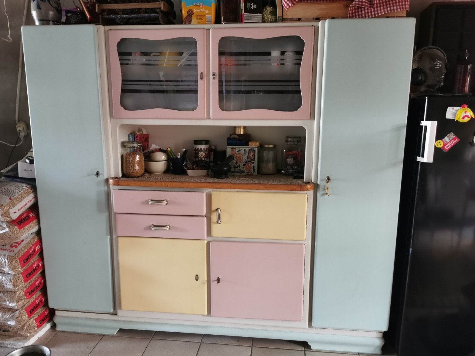 Retro/vintage kasten, Ophalen, 25 tot 50 cm, 50 tot 100 cm, Minder dan 100 cm